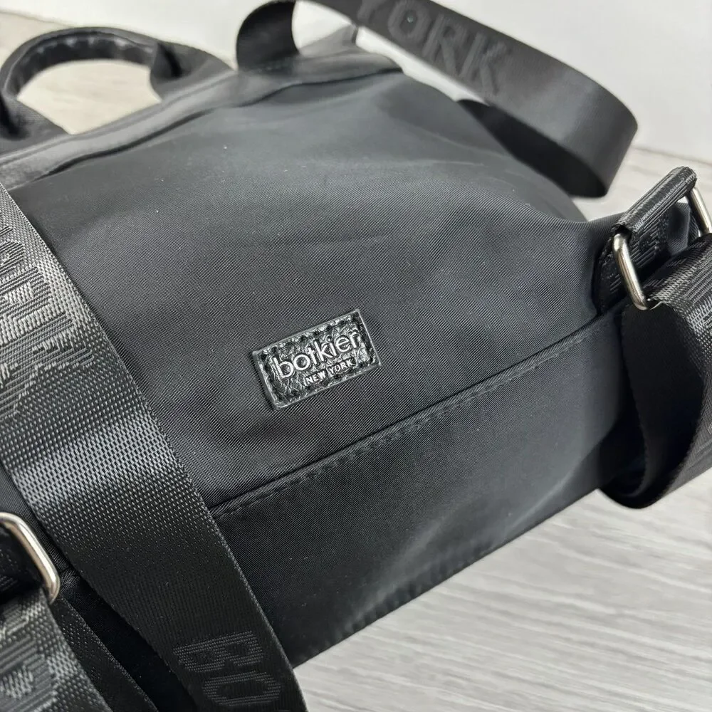 BOTKIER Vintage black Backpack Daypack Shoulder Bag Purse Vintage Trigger Canvas - Picture 7 of 11